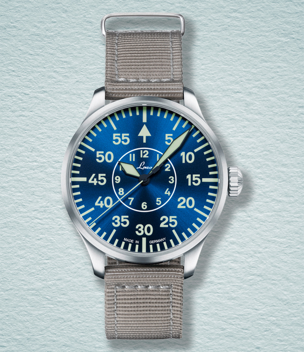 Aachen Blaue Stunde 42mm | Blue Dial Watch
