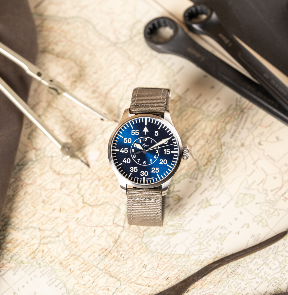 Aachen Blaue Stunde 42mm | Blue Dial Watch New Blaue Stunde