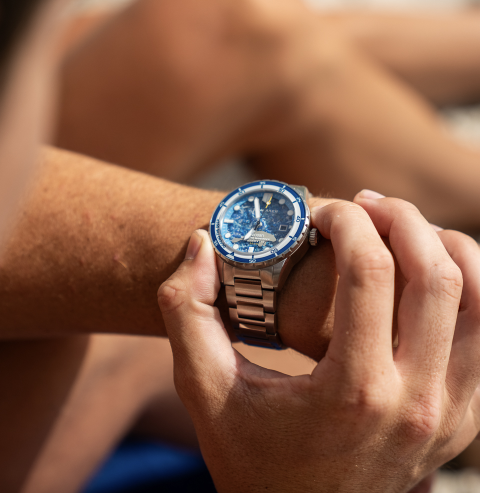 Spinnaker Hass Automatic x 4ocean Limited Edition Watch Collection Spinnaker x 4ocean Collaboration