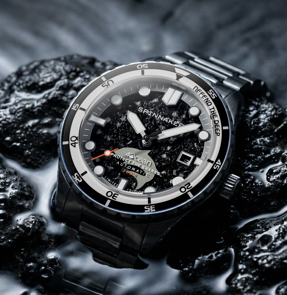 Spinnaker Hass Automatic x 4ocean Limited Edition Watch Collection Anti-Reflective Sapphire Crystal