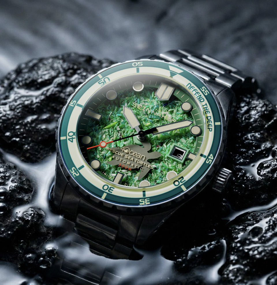 Spinnaker Hass Automatic x 4ocean Limited Edition Watch Collection Anti-Reflective Sapphire Crystal