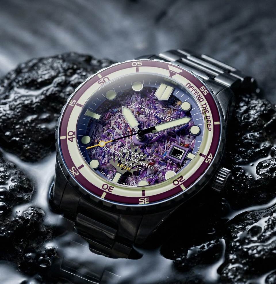 Spinnaker Hass Automatic x 4ocean Limited Edition Watch Collection Anti-Reflective Sapphire Crystal