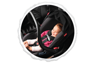 from car to stroller & back again