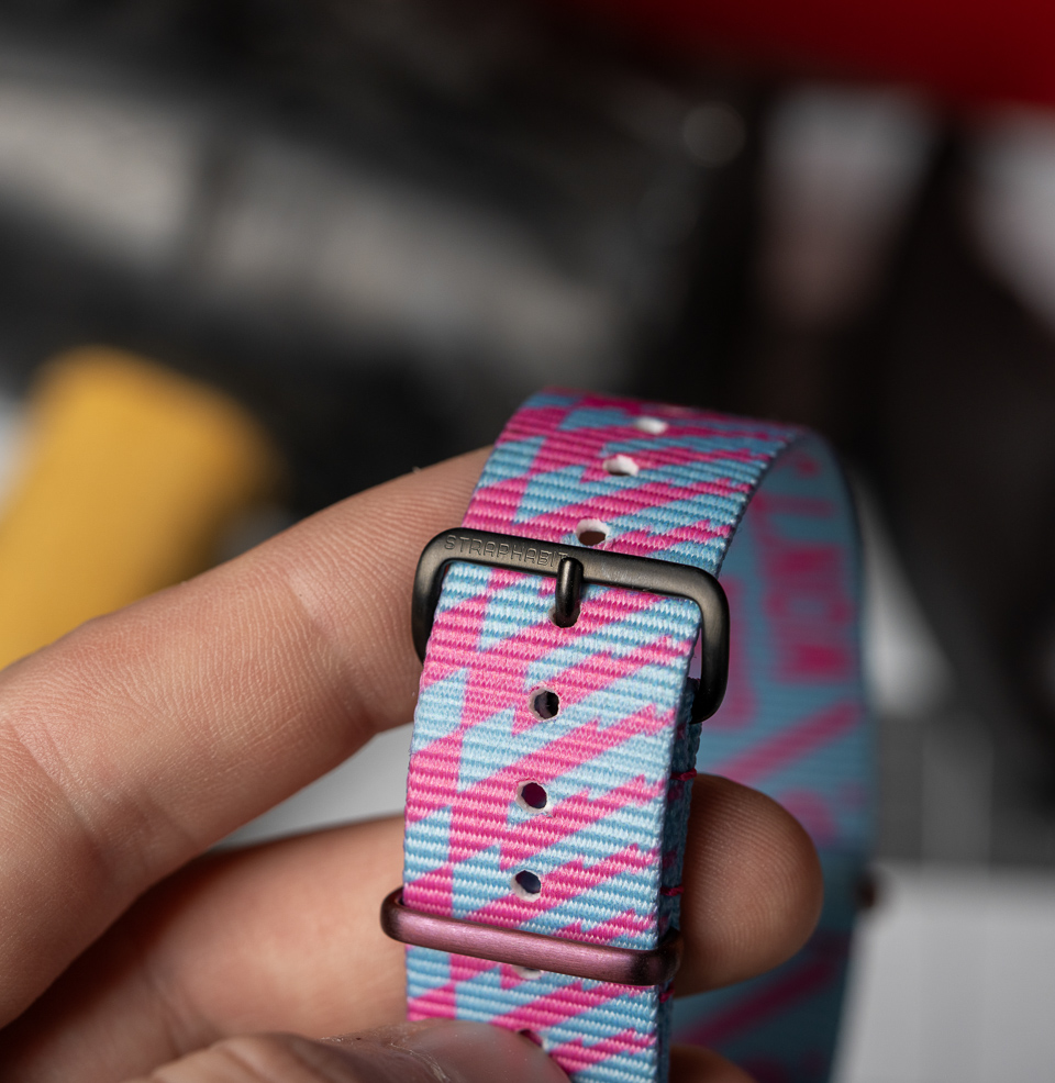 StrapHabit x Worn & Wound 2026 Ride to Conquer Cancer Team Strap Two Sides, Two Designs
