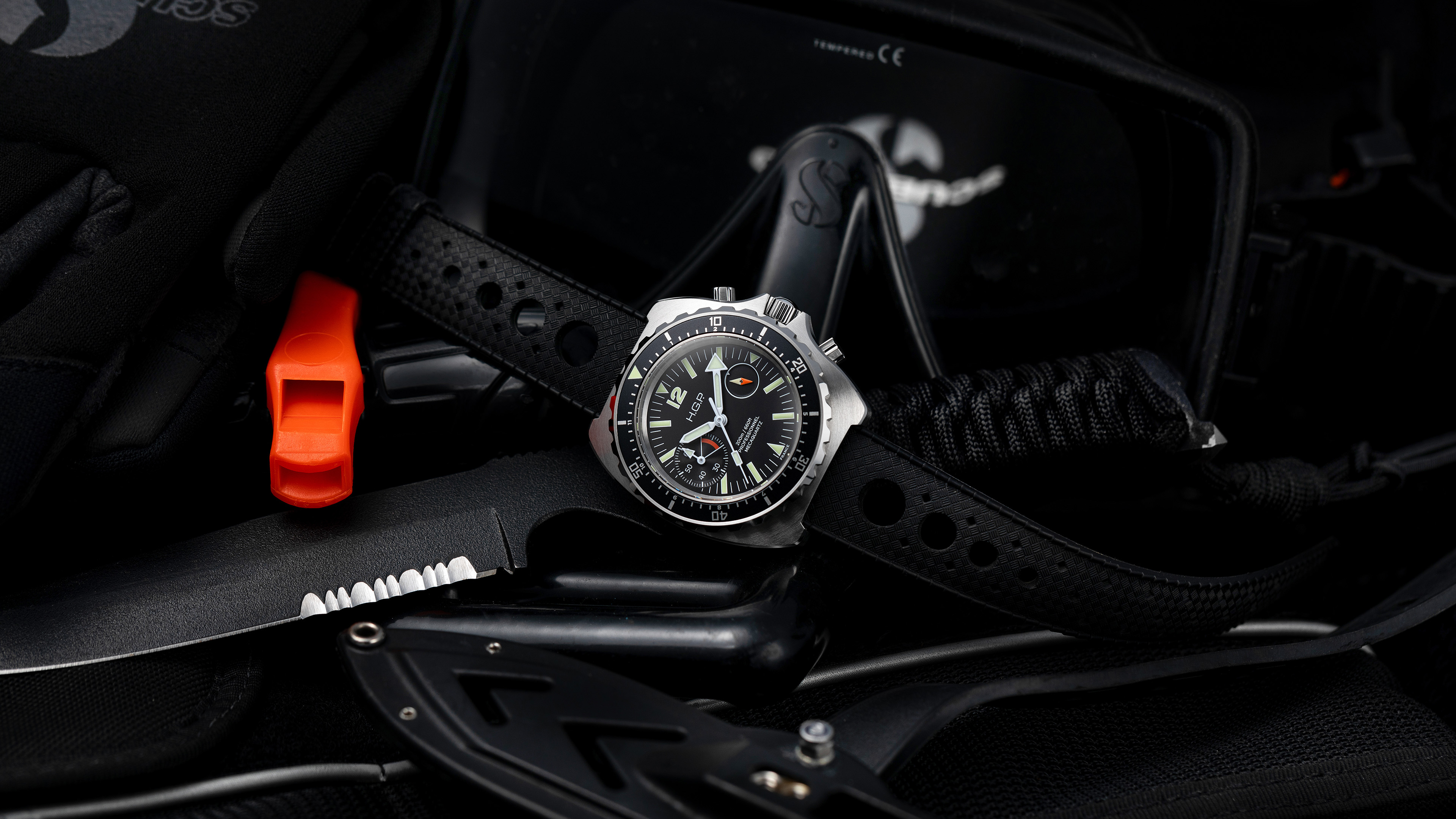 HGP Diver 200M Chrono-Mecaquartz Big Eye Watch – Windup Watch Shop