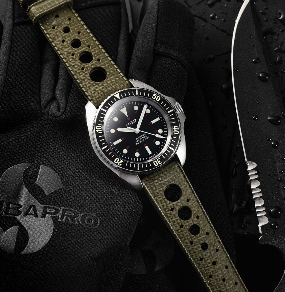 HGP Diver 200M Automatic Commando Seiko NH38 Automatic — No Date