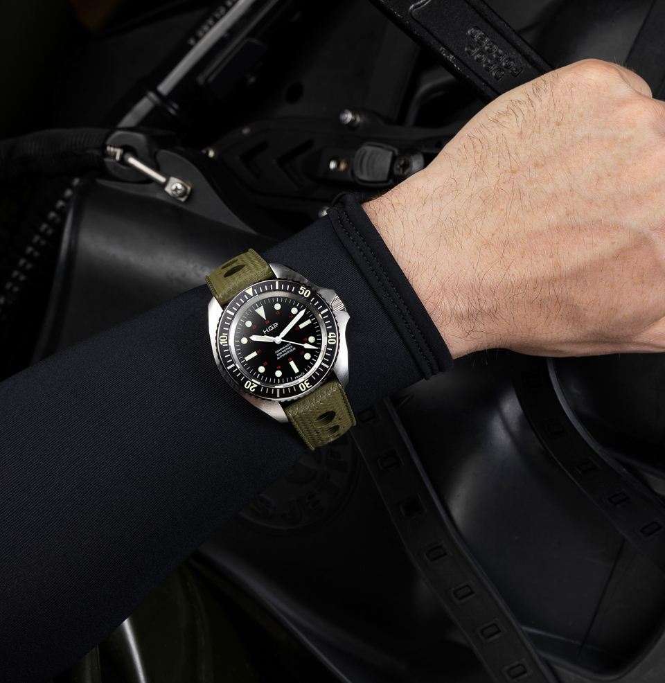 HGP Diver 200M Automatic Commando 42mm Stainless Steel Case