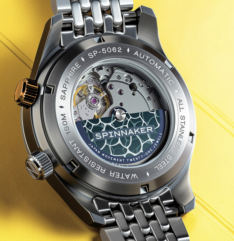 Bradner Automatic Saffron Splash Miyota 8215 Movement