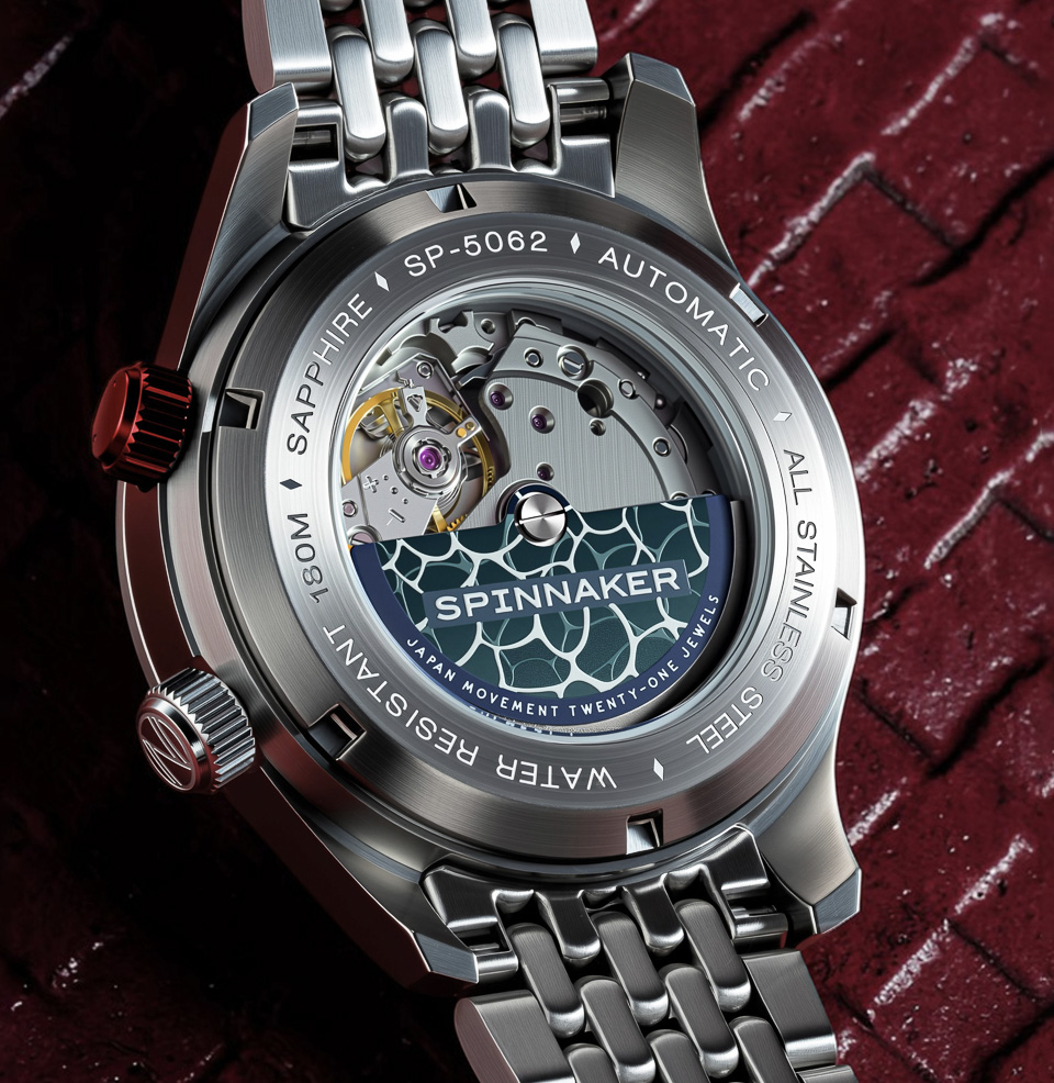 Bradner Automatic Scarlet Horizon Miyota 8215 Movement