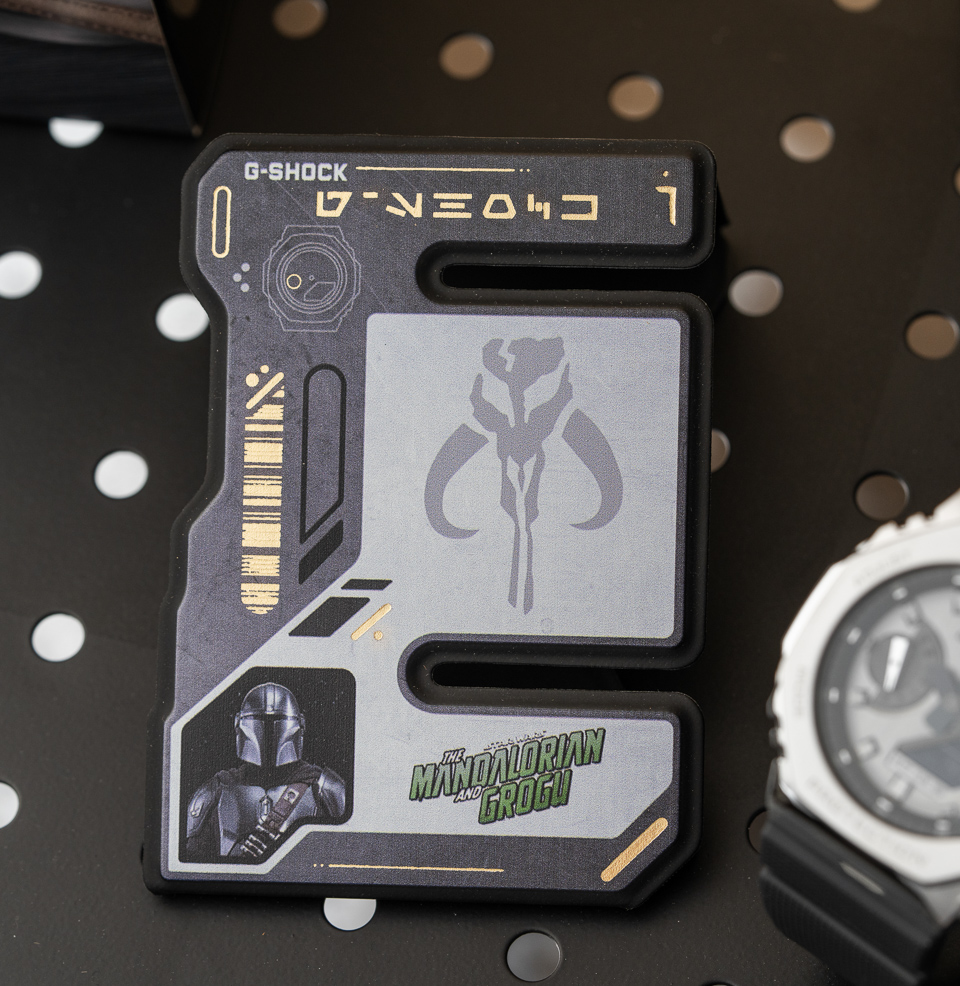 G-SHOCK x Star Wars: The Mandalorian and Grogu First-Ever Magnetic Display Stand