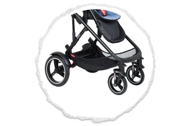 4 roues, pneus 12" aeromaxx pour des performances urbaines sans entretien !