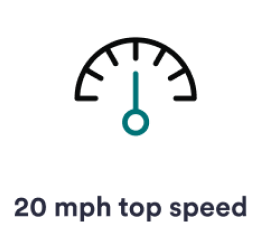 20mph top speed electric bike