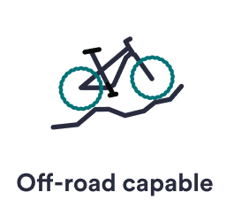 Off-road capable E-Bike