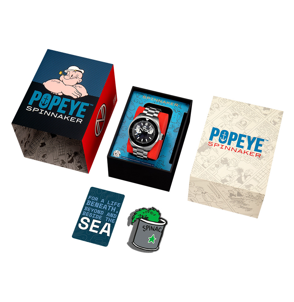 Spinnaker Piccard Automatic Popeye Forearm Fury Limited Edition Strictly Limited Production