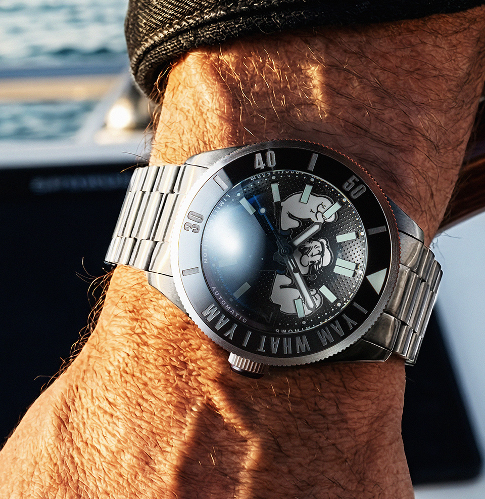 Spinnaker Piccard Automatic Popeye Forearm Fury Limited Edition 