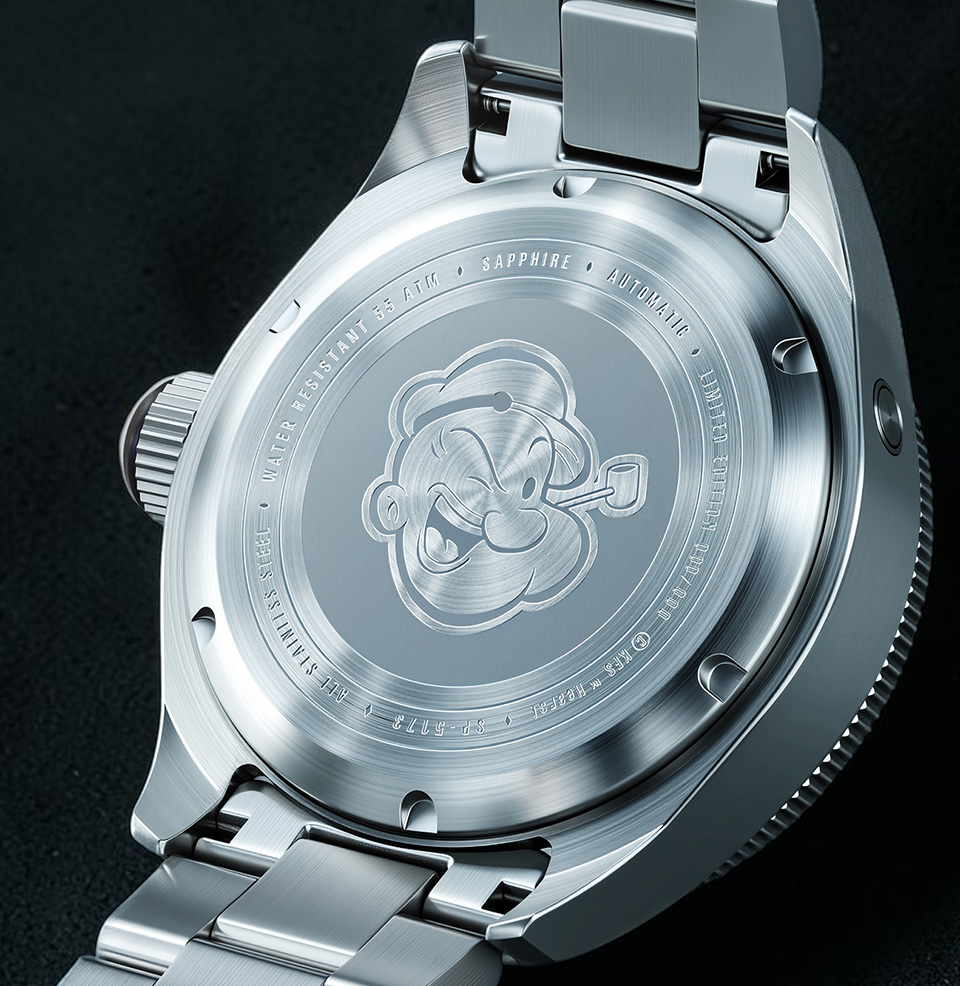 Spinnaker Piccard Automatic Popeye Forearm Fury Limited Edition Seiko TMI NH35 Automatic