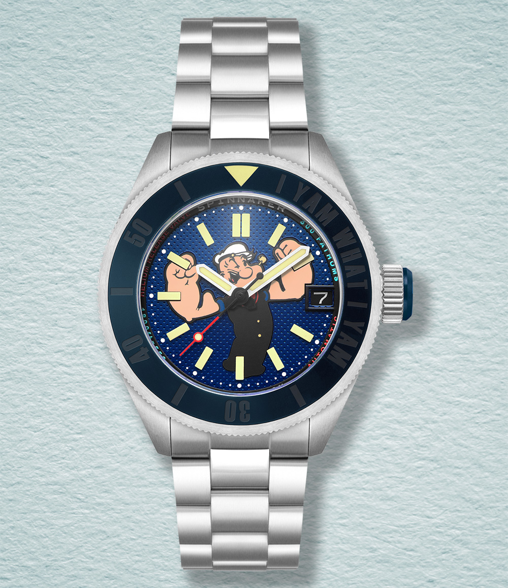 Spinnaker Piccard Automatic Popeye Forearm Fury Limited Edition