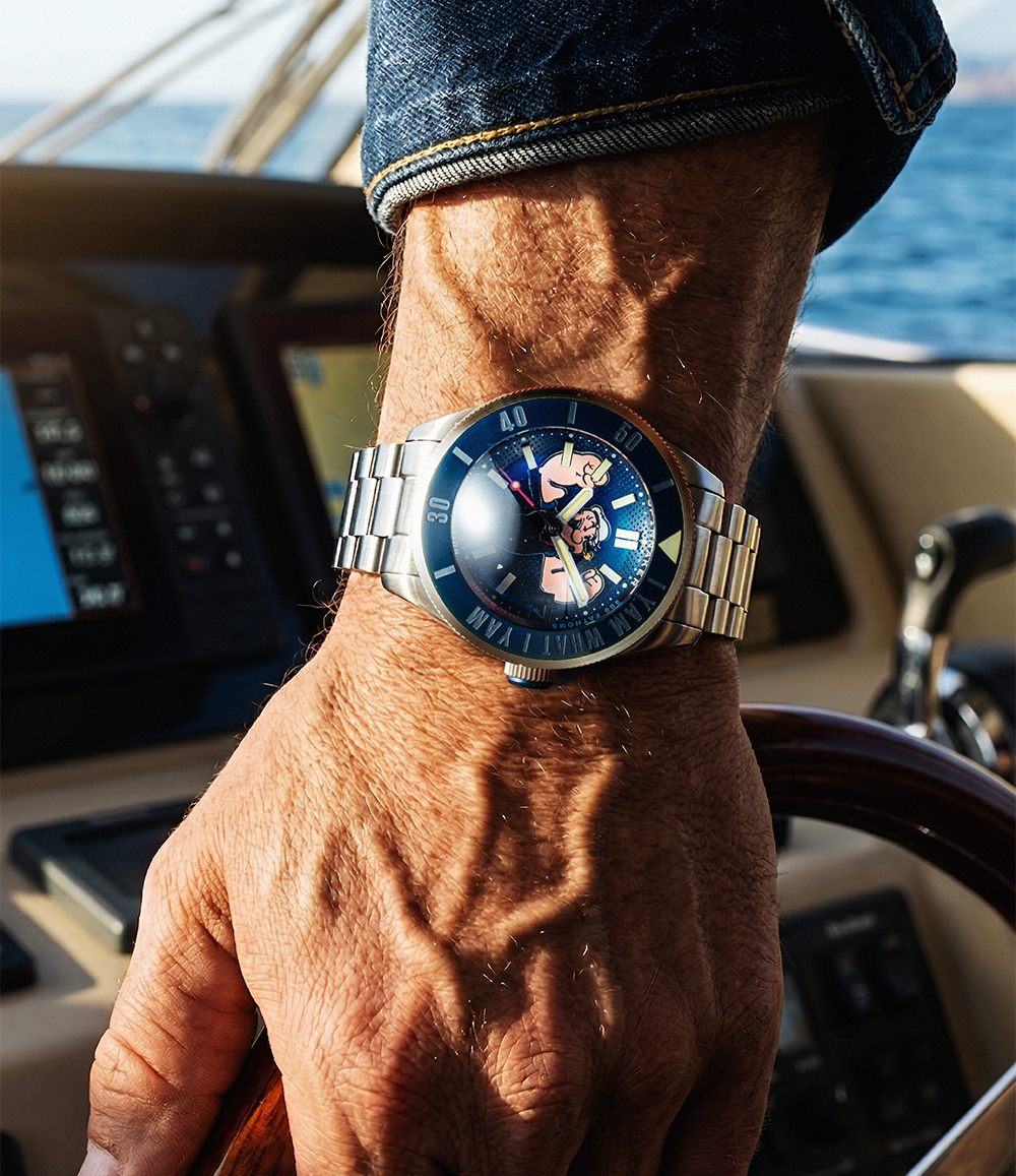 Spinnaker Piccard Automatic Popeye Forearm Fury Limited Edition