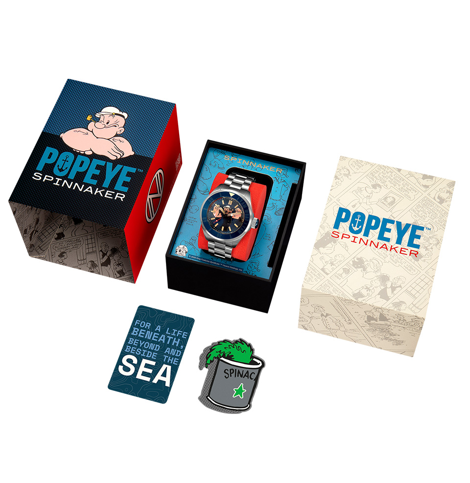 Spinnaker Piccard Automatic Popeye Forearm Fury Limited Edition Strictly Limited Production