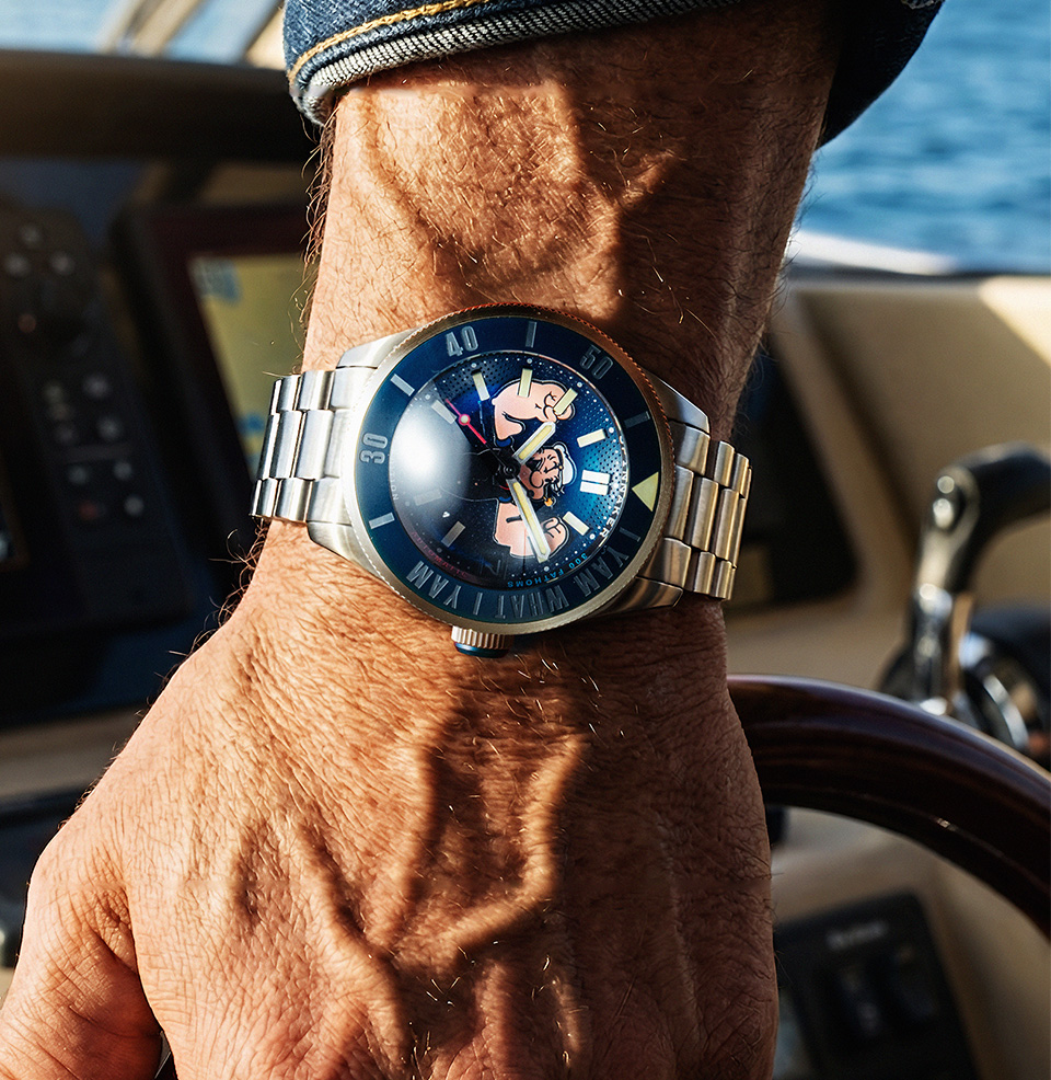 Spinnaker Piccard Automatic Popeye Forearm Fury Limited Edition 