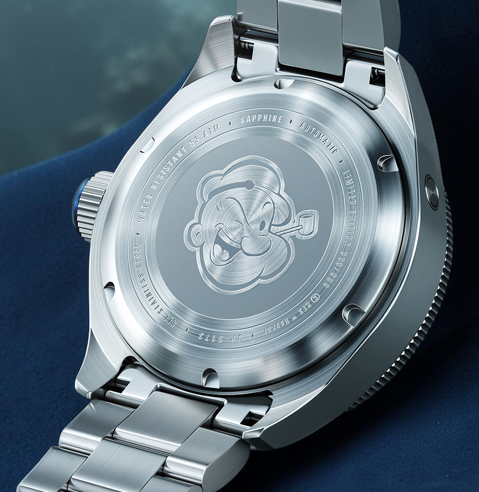 Spinnaker Piccard Automatic Popeye Forearm Fury Limited Edition Seiko TMI NH35 Automatic