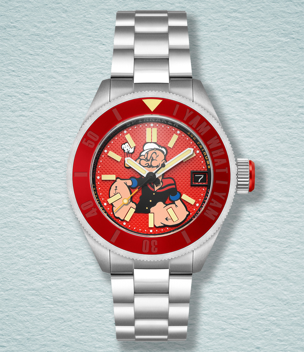 Spinnaker Piccard Automatic Popeye Forearm Fury Limited Edition