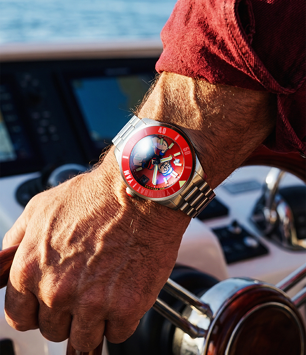 Spinnaker Piccard Automatic Popeye Forearm Fury Limited Edition
