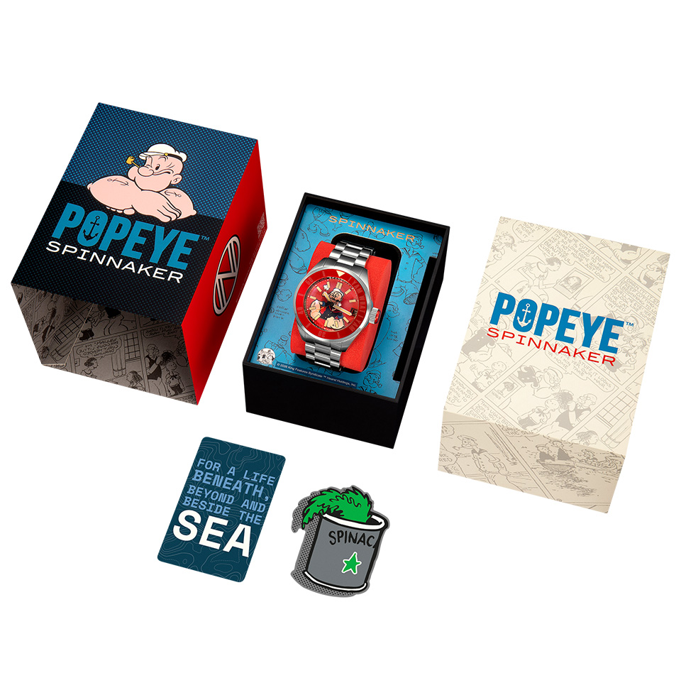Spinnaker Piccard Automatic Popeye Forearm Fury Limited Edition Strictly Limited Production