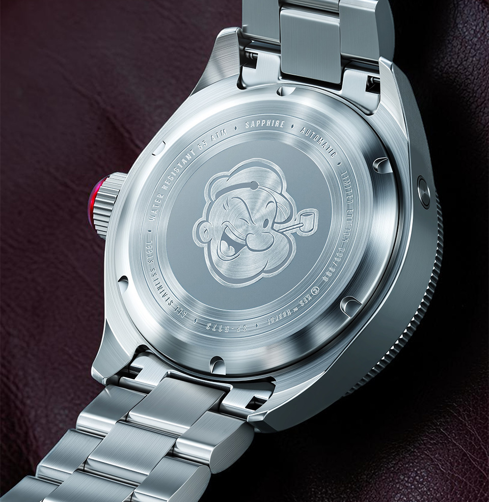 Spinnaker Piccard Automatic Popeye Forearm Fury Limited Edition Seiko TMI NH35 Automatic