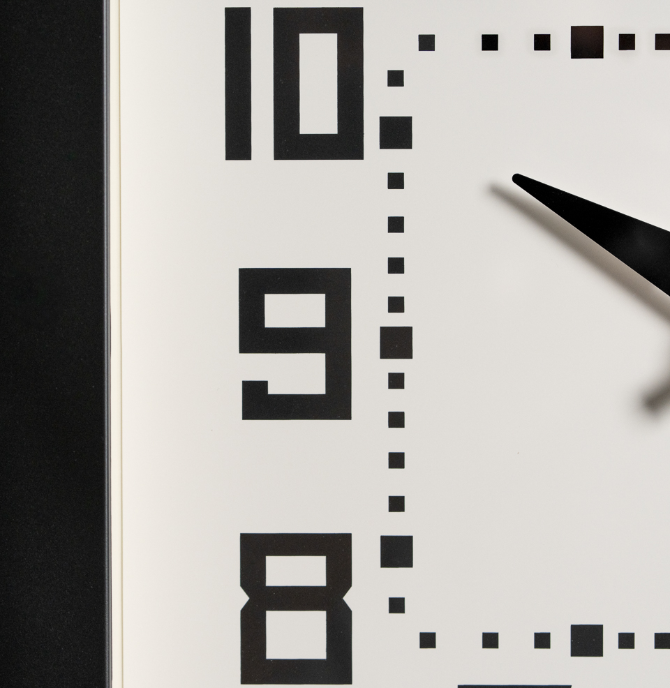 Metro Wall Clock Mid-Century Design Language