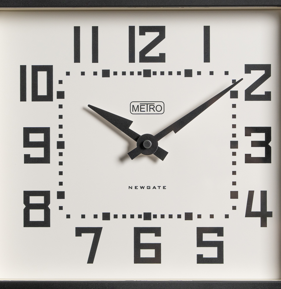 Metro Wall Clock Designed by Newgate
