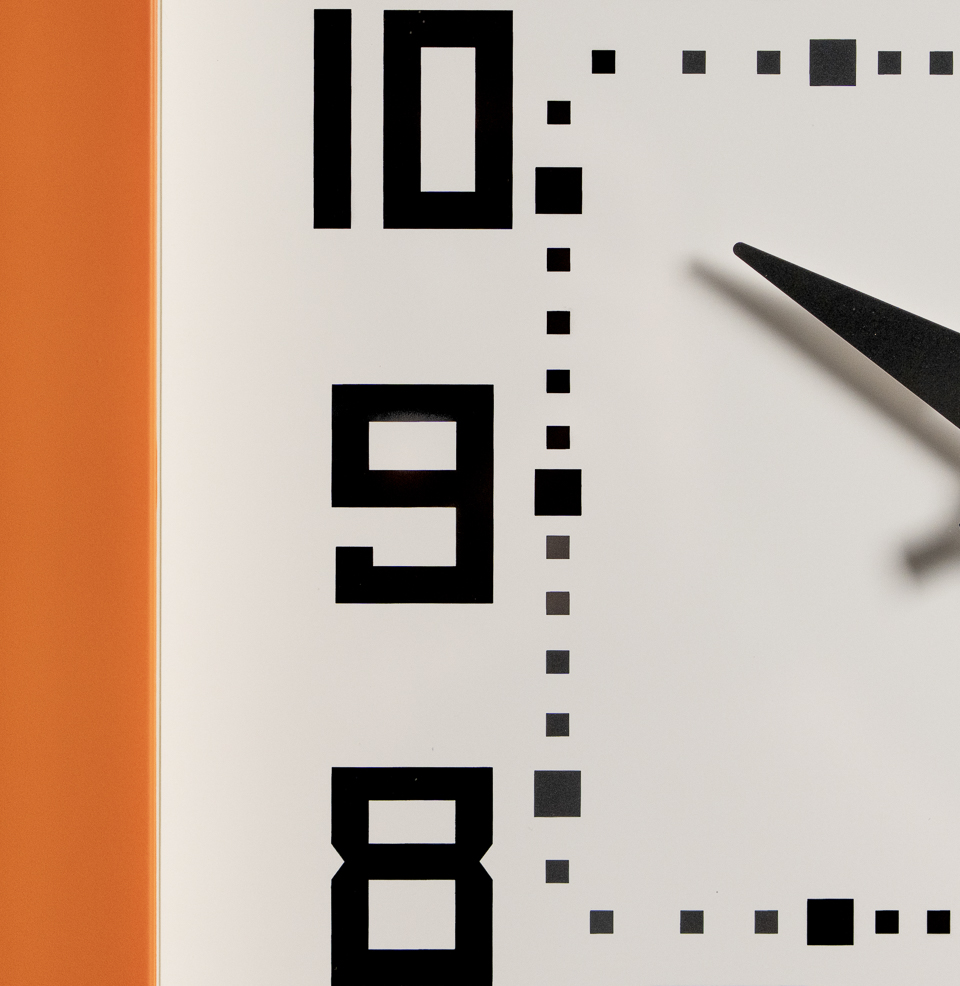 Metro Wall Clock Mid-Century Design Language
