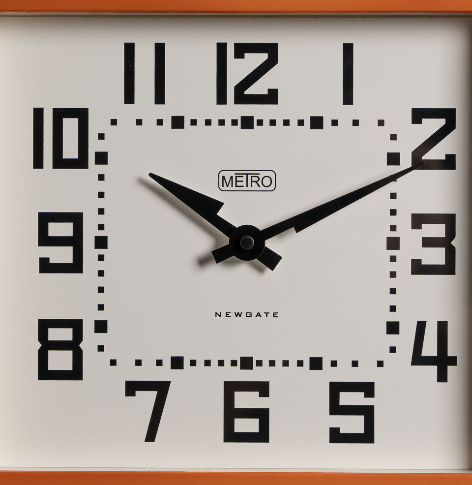 Metro Wall Clock Designed by Newgate