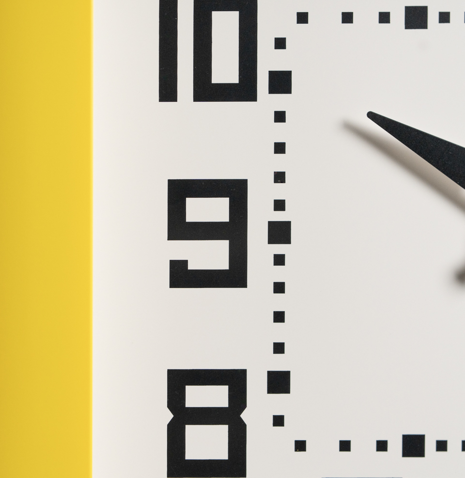 Metro Wall Clock Mid-Century Design Language