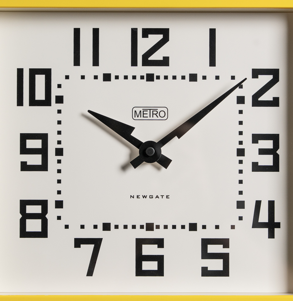 Metro Wall Clock Designed by Newgate