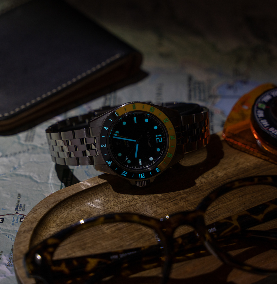 Fior 555 GMT Watch Collection Upgraded Super-LumiNova®