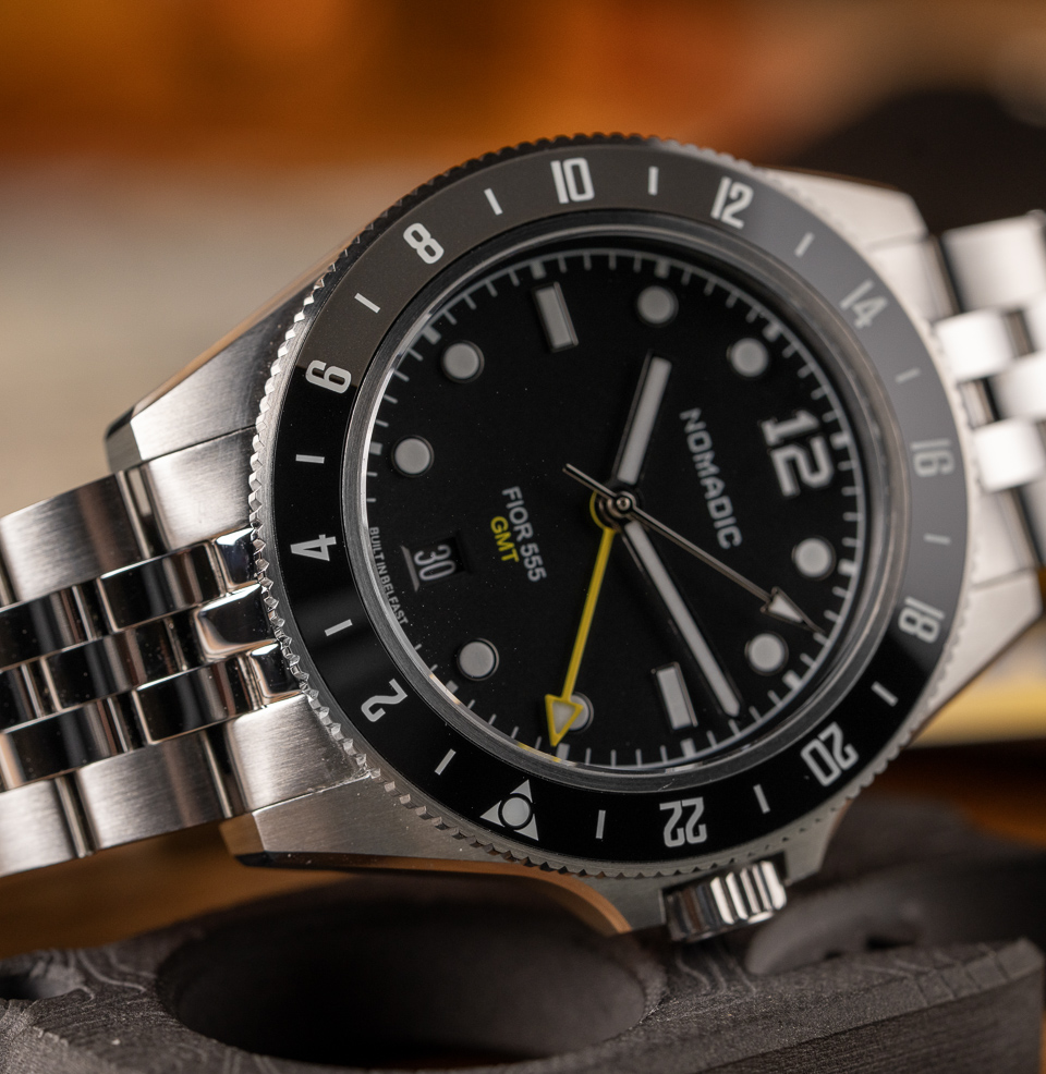 Fior 555 GMT Watch Collection 48 click bezel