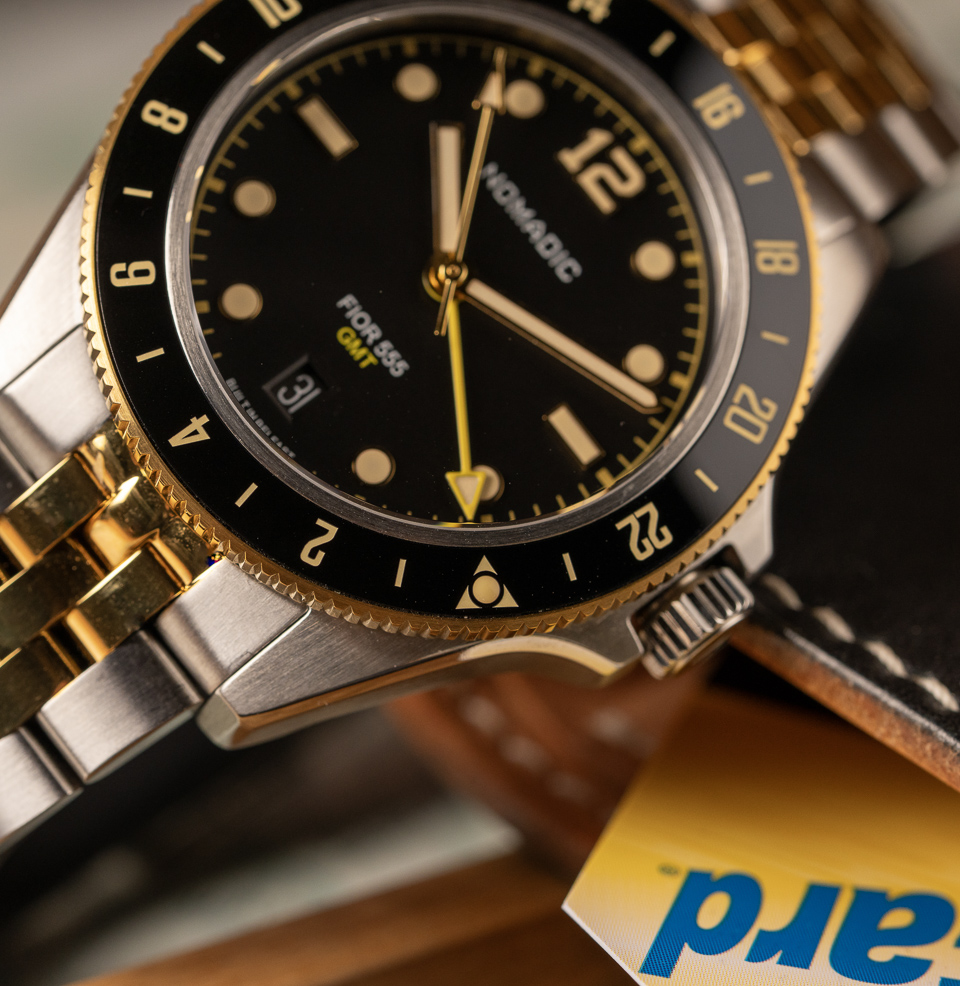 Fior 555 GMT Watch Collection 48 click bezel