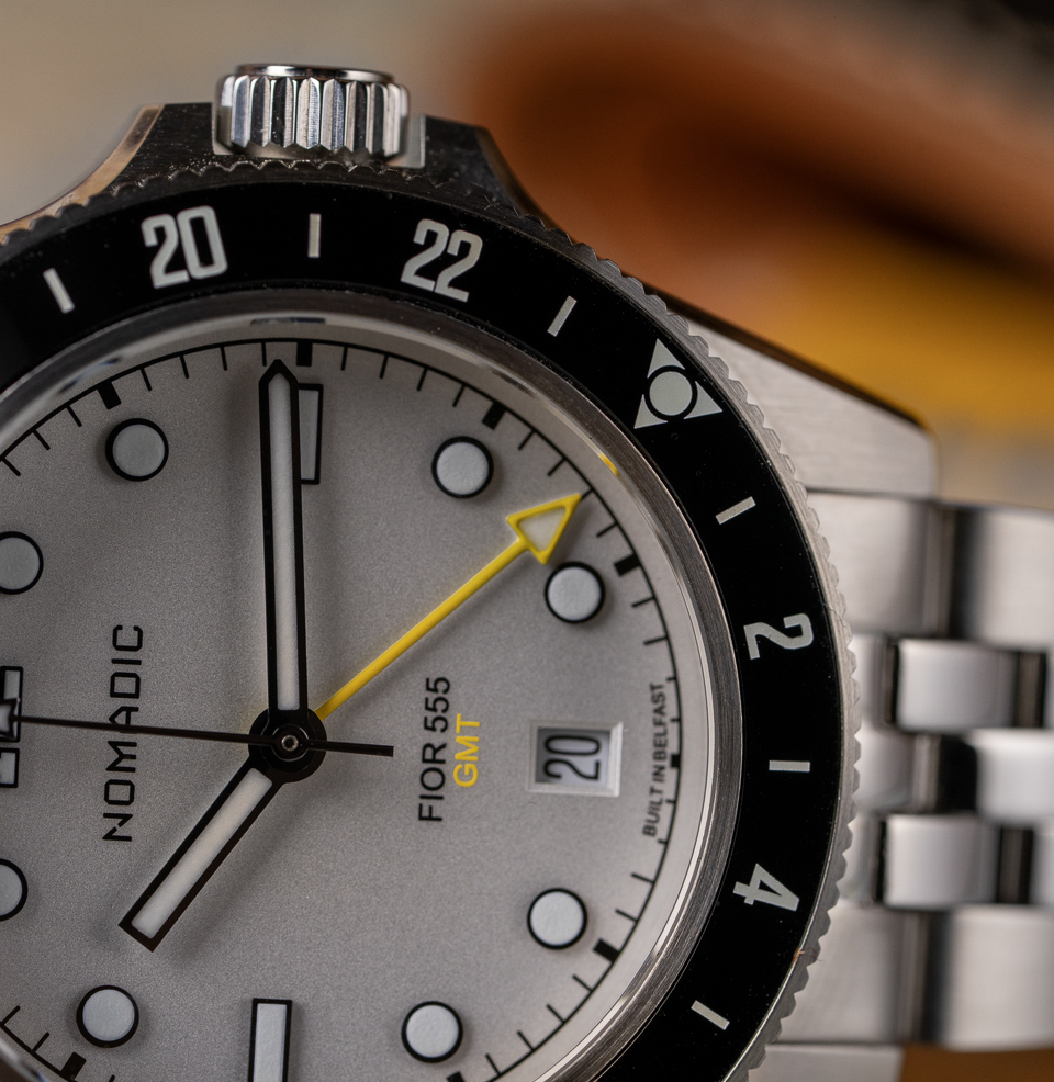 Fior 555 GMT Watch Collection 48 click bezel