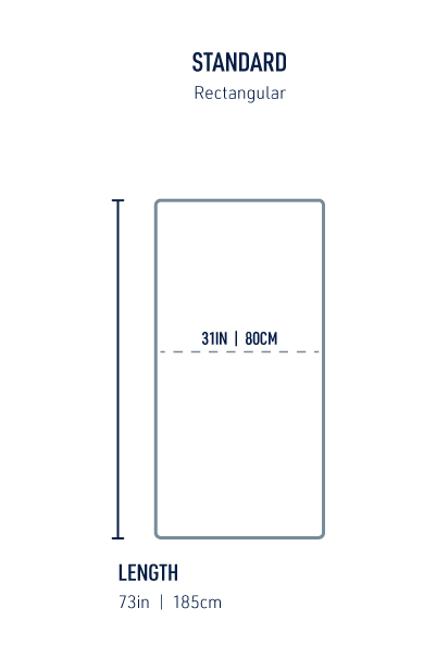 Rectangular / Navy Blue