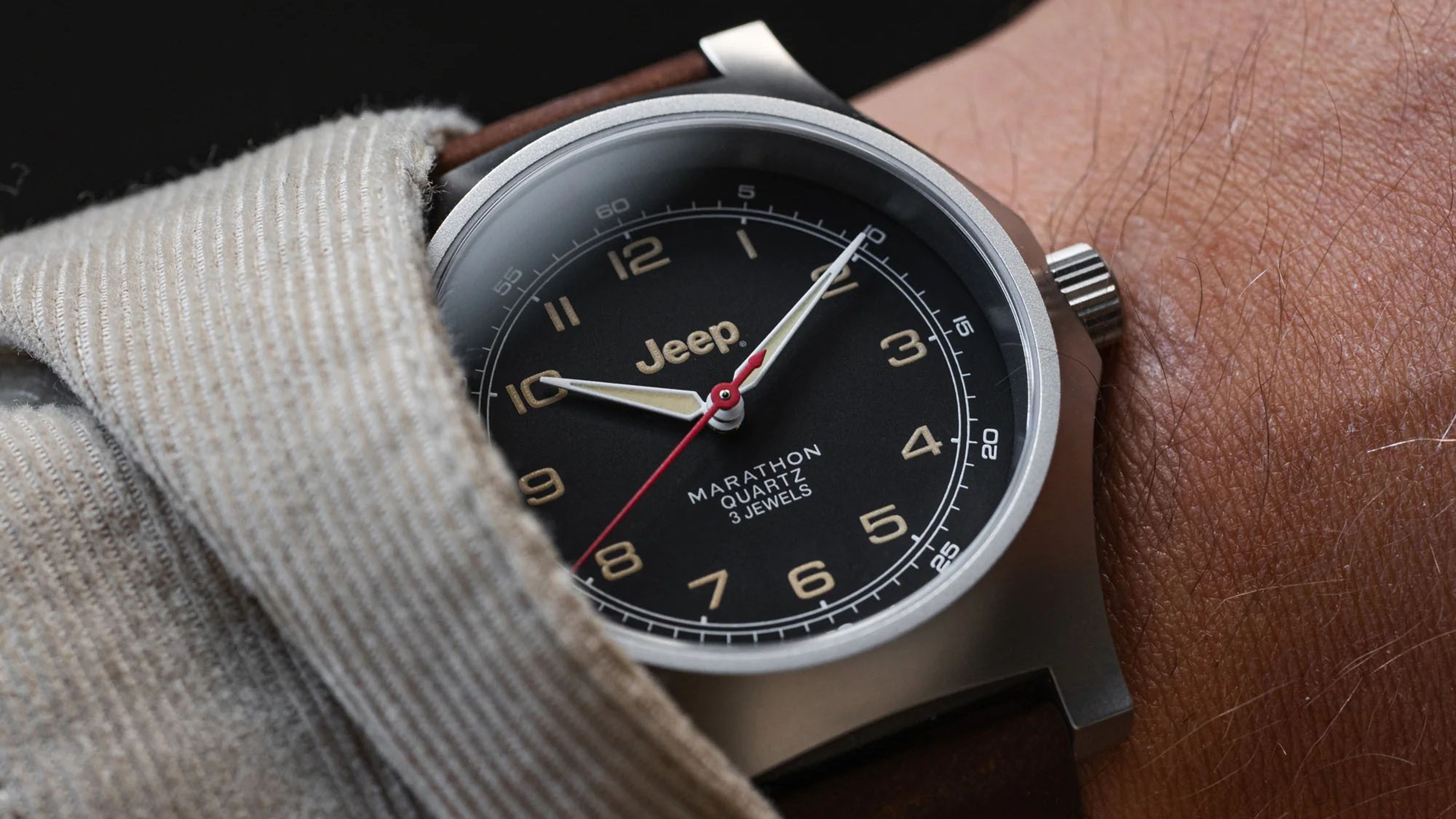 Marathon x Jeep® 41mm Willys — Officer's Field Watch – Windup