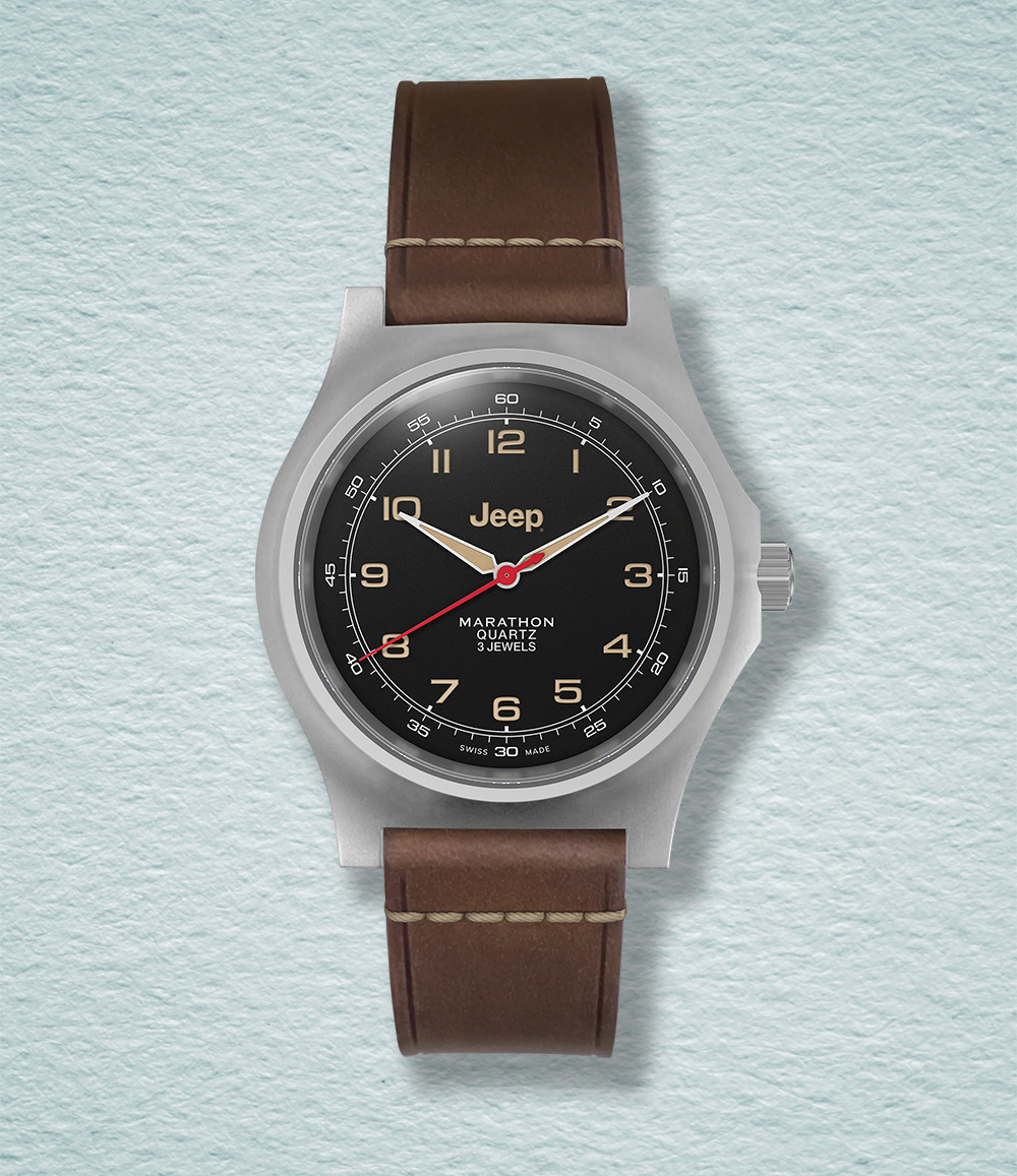 Marathon x Jeep® 41mm Willys — Officer's Field Watch