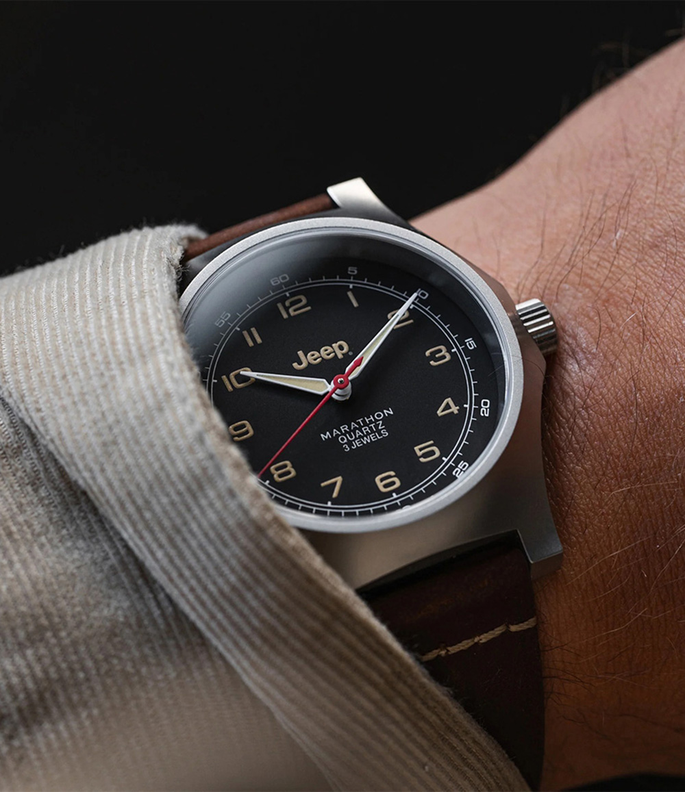 Marathon x Jeep® 41mm Willys — Officer's Field Watch