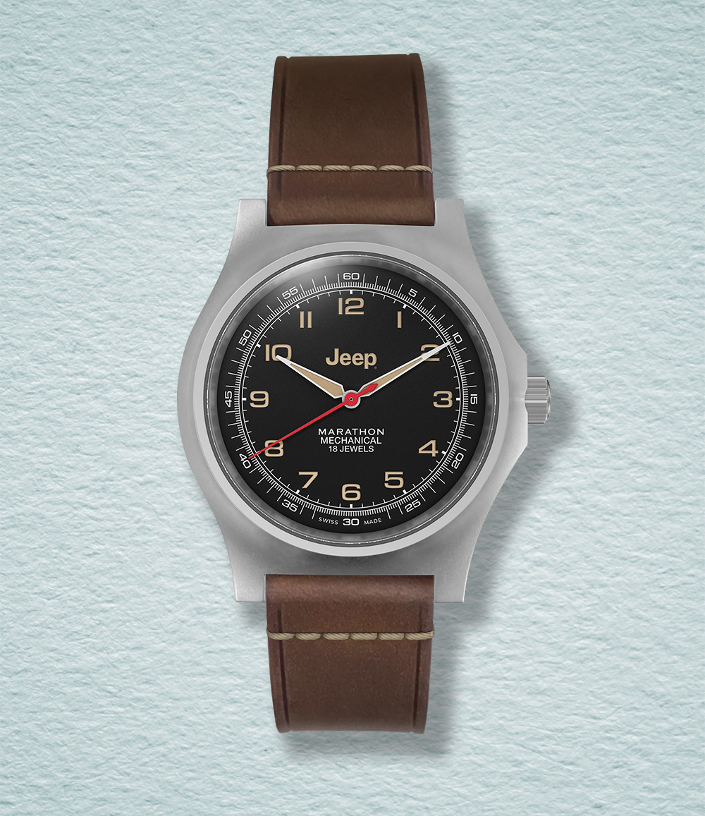 Marathon x Jeep® 41mm Willys — Officer's Field Watch