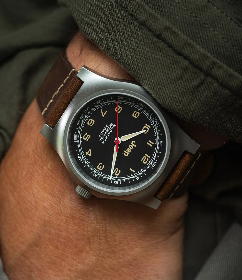 Marathon x Jeep® 41mm Willys — Officer's Field Watch