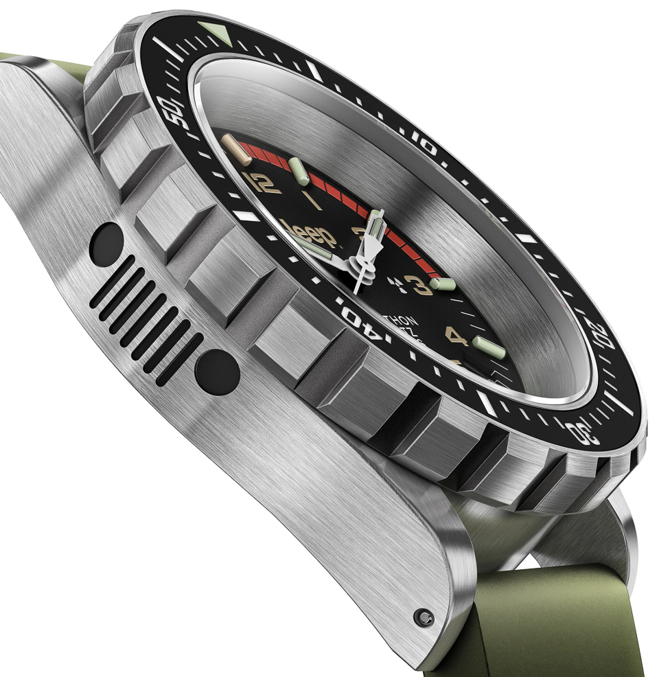 Marathon x Jeep® 41mm Rubicon — Diver's Watch Jeep grille