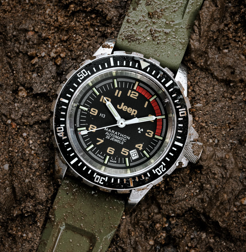 Marathon x Jeep® 41mm Rubicon — Diver's Watch The GSAR
