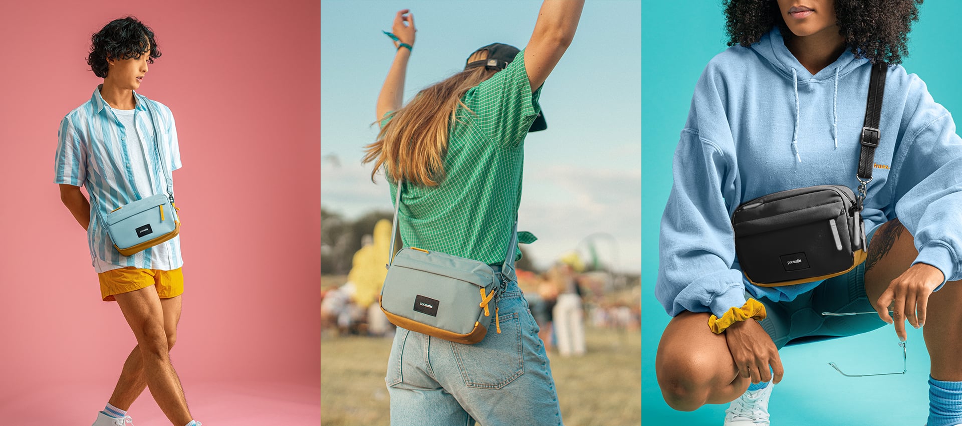 Pacsafe® GO anti-theft crossbody bag