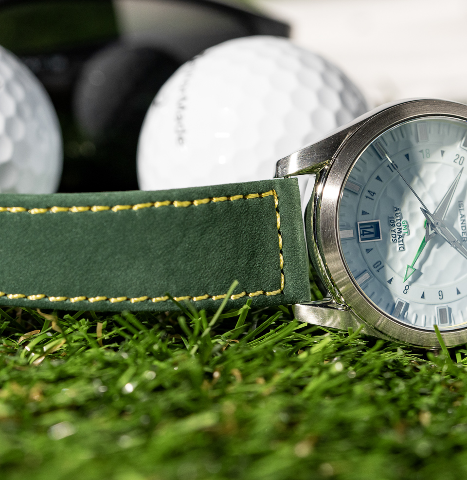 Islander Melville GMT Watch Leather Strap