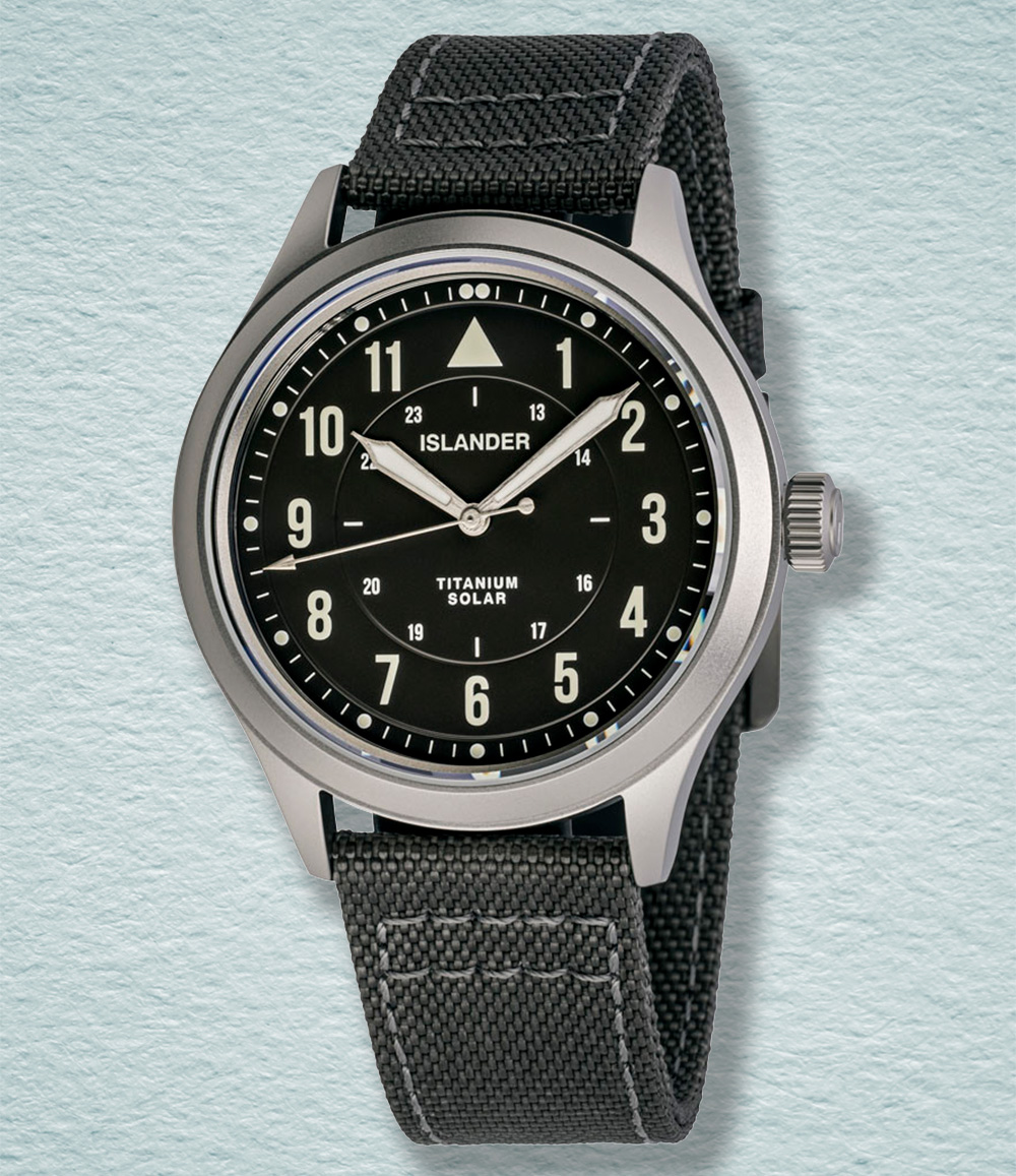 Islander Babylon HV1000 Titanium Solar Field Watch